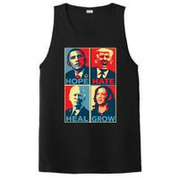 Kamalaharris 2024 President Campaign Hope Hate Heal Grow PosiCharge Competitor Tank