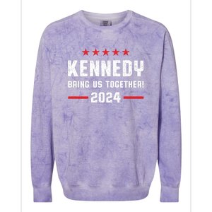 Kennedy 2024 Presidential Election Kennedy For President Colorblast Crewneck Sweatshirt