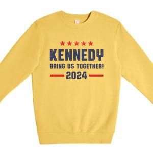 Kennedy 2024 Presidential Election Kennedy For President Premium Crewneck Sweatshirt