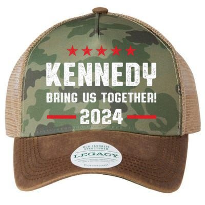 Kennedy 2024 Presidential Election Kennedy For President Legacy Tie Dye Trucker Hat