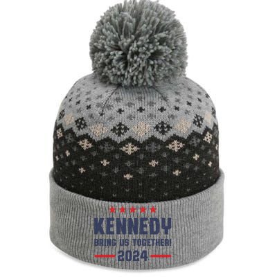 Kennedy 2024 Presidential Election Kennedy For President The Baniff Cuffed Pom Beanie