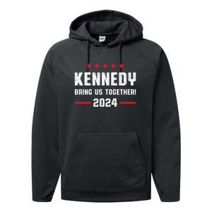 Kennedy 2024 Presidential Election Kennedy For President Performance Fleece Hoodie