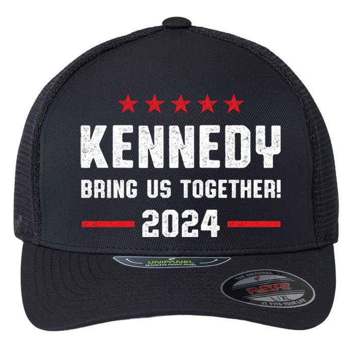 Kennedy 2024 Presidential Election Kennedy For President Flexfit Unipanel Trucker Cap