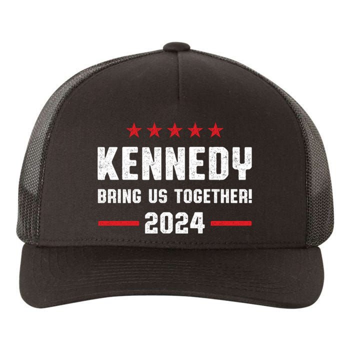 Kennedy 2024 Presidential Election Kennedy For President Yupoong Adult 5-Panel Trucker Hat