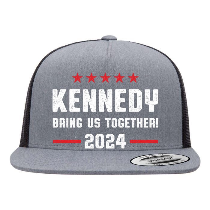 Kennedy 2024 Presidential Election Kennedy For President Flat Bill Trucker Hat