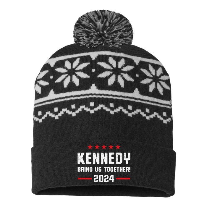 Kennedy 2024 Presidential Election Kennedy For President USA-Made Snowflake Beanie