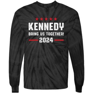 Kennedy 2024 Presidential Election Kennedy For President Tie-Dye Long Sleeve Shirt