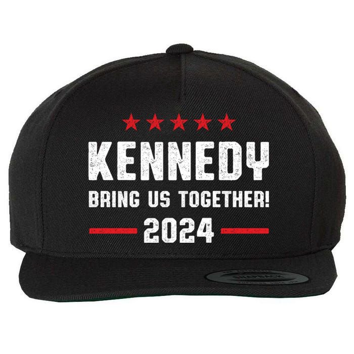 Kennedy 2024 Presidential Election Kennedy For President Wool Snapback Cap