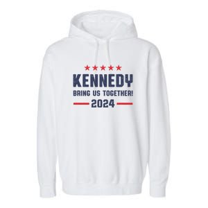 Kennedy 2024 Presidential Election Kennedy For President Garment-Dyed Fleece Hoodie