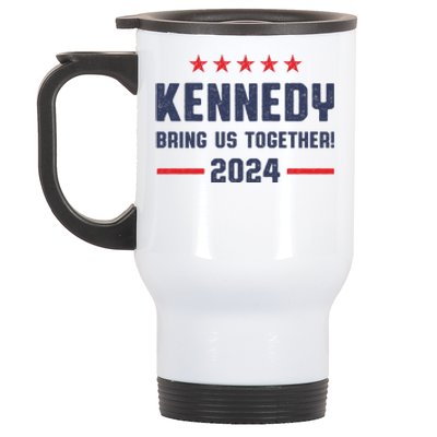 Kennedy 2024 Presidential Election Kennedy For President Stainless Steel Travel Mug