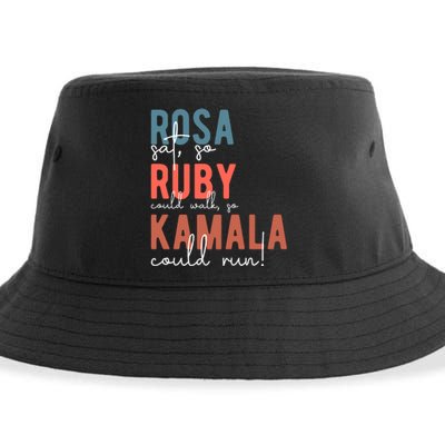 Kamala 2024 Rosa Sat Sustainable Bucket Hat