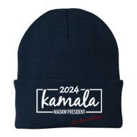 Kamala 2024 She Is Down And Dirty Knit Cap Winter Beanie