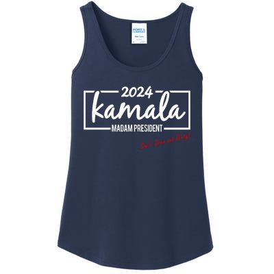 Kamala 2024 She Is Down And Dirty Ladies Essential Tank