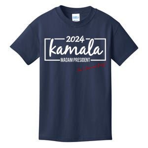 Kamala 2024 She Is Down And Dirty Kids T-Shirt