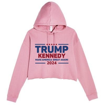 Kennedy 2024 Trump Classic Crop Fleece Hoodie