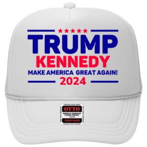 Kennedy 2024 Trump Classic High Crown Mesh Back Trucker Hat