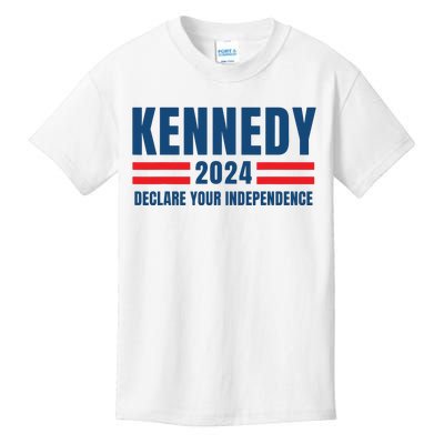 Kennedy 24 Us President Election 2024 Vintage American Flag Kids T-Shirt