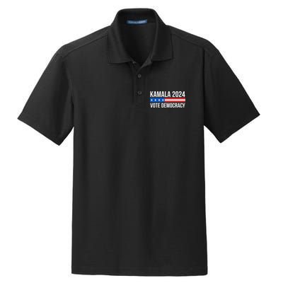 Kamala 2024 Vote Democracy Gift Dry Zone Grid Polo