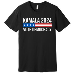 Kamala 2024 Vote Democracy Premium T-Shirt