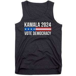 Kamala 2024 Vote Democracy Tank Top