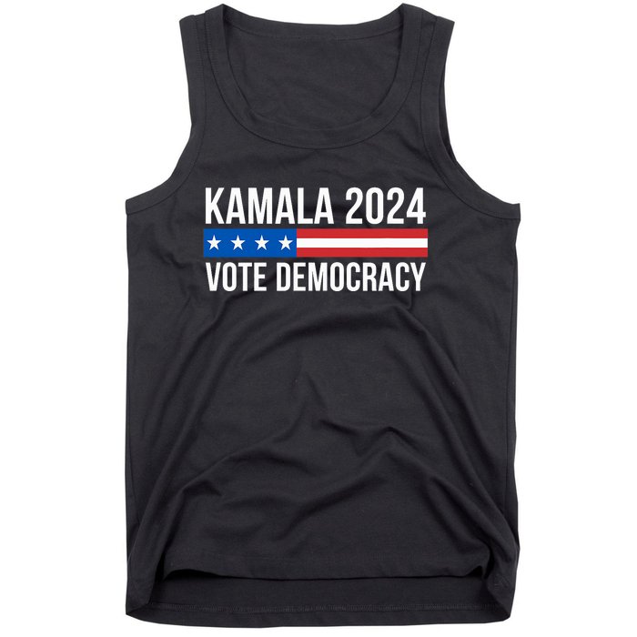 Kamala 2024 Vote Democracy Tank Top