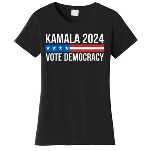 Kamala 2024 Vote Democracy Women's T-Shirt