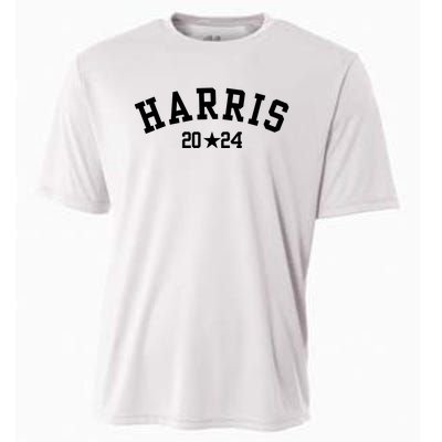 Kamala 2024 Vintage Curved Baseball Font Kamala Harris 2024 Cooling Performance Crew T-Shirt