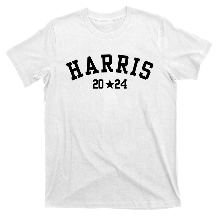 Kamala 2024 Vintage Curved Baseball Font Kamala Harris 2024 T-Shirt