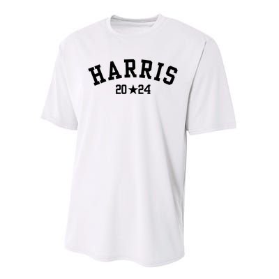 Kamala 2024 Vintage Curved Baseball Font Kamala Harris 2024 Performance Sprint T-Shirt