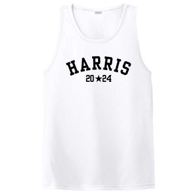 Kamala 2024 Vintage Curved Baseball Font Kamala Harris 2024 PosiCharge Competitor Tank