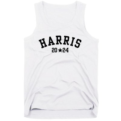 Kamala 2024 Vintage Curved Baseball Font Kamala Harris 2024 Tank Top