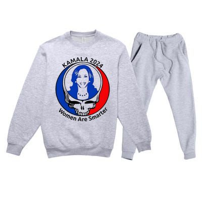 Kamala 2024 Women Are Smarter Parody – Feminine Power Premium Crewneck Sweatsuit Set