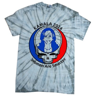 Kamala 2024 Women Are Smarter Parody – Feminine Power Tie-Dye T-Shirt