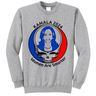 Kamala 2024 Women Are Smarter Parody – Feminine Power Tall Sweatshirt