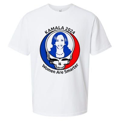 Kamala 2024 Women Are Smarter Parody – Feminine Power Sueded Cloud Jersey T-Shirt