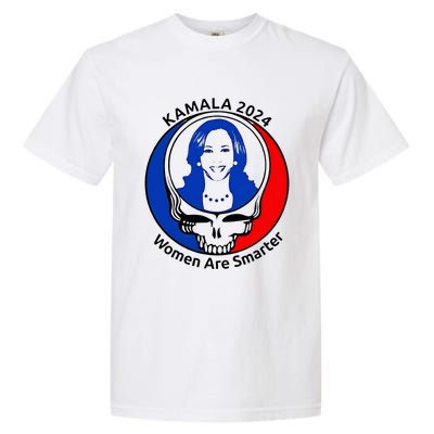 Kamala 2024 Women Are Smarter Parody – Feminine Power Garment-Dyed Heavyweight T-Shirt