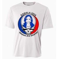 Kamala 2024 Women Are Smarter Parody – Feminine Power Cooling Performance Crew T-Shirt