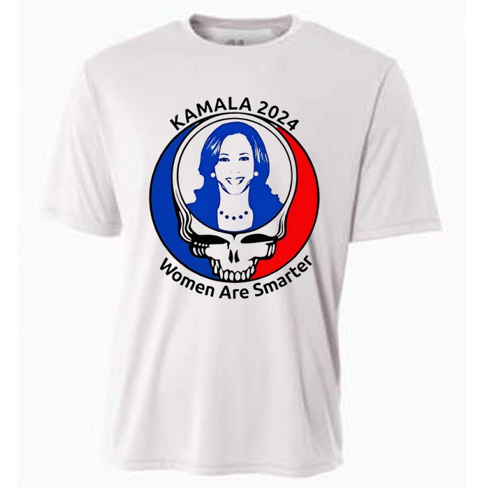 Kamala 2024 Women Are Smarter Parody – Feminine Power Cooling Performance Crew T-Shirt