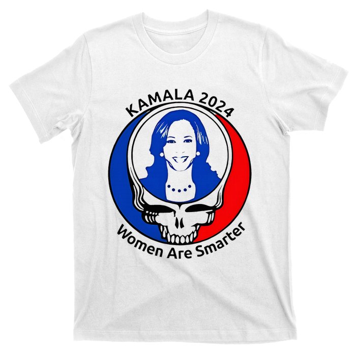 Kamala 2024 Women Are Smarter Parody – Feminine Power T-Shirt