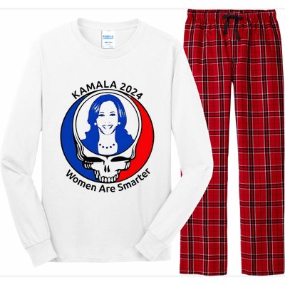 Kamala 2024 Women Are Smarter Parody – Feminine Power Long Sleeve Pajama Set