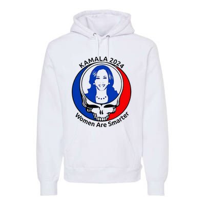 Kamala 2024 Women Are Smarter Parody – Feminine Power Premium Hoodie