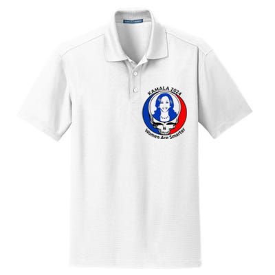 Kamala 2024 Women Are Smarter Parody – Feminine Power Dry Zone Grid Polo