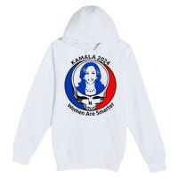 Kamala 2024 Women Are Smarter Parody – Feminine Power Premium Pullover Hoodie