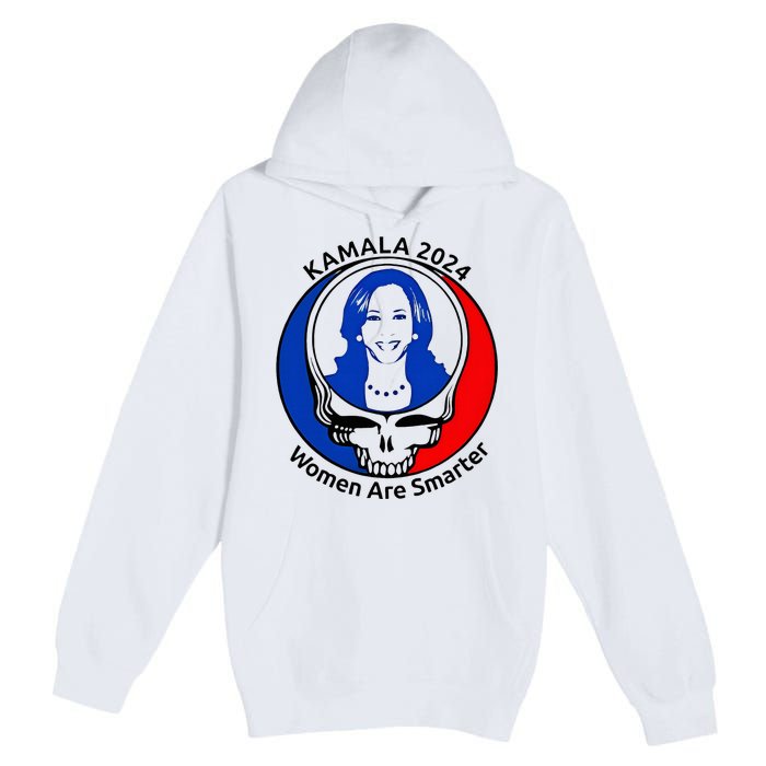 Kamala 2024 Women Are Smarter Parody – Feminine Power Premium Pullover Hoodie