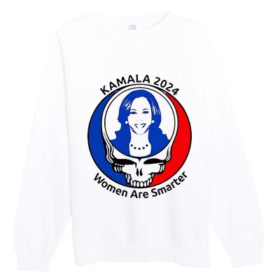 Kamala 2024 Women Are Smarter Parody – Feminine Power Premium Crewneck Sweatshirt