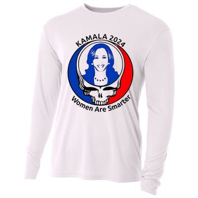 Kamala 2024 Women Are Smarter Parody – Feminine Power Cooling Performance Long Sleeve Crew