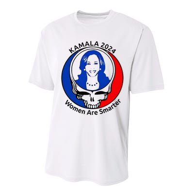 Kamala 2024 Women Are Smarter Parody – Feminine Power Performance Sprint T-Shirt