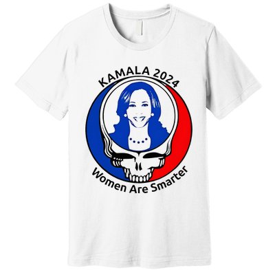 Kamala 2024 Women Are Smarter Parody – Feminine Power Premium T-Shirt