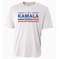 Kamala 2024 WeRe Not Going Back Slogan Vintage Distressed Cooling Performance Crew T-Shirt