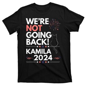 Kamila 2024 Were Not Going Back Cat T-Shirt